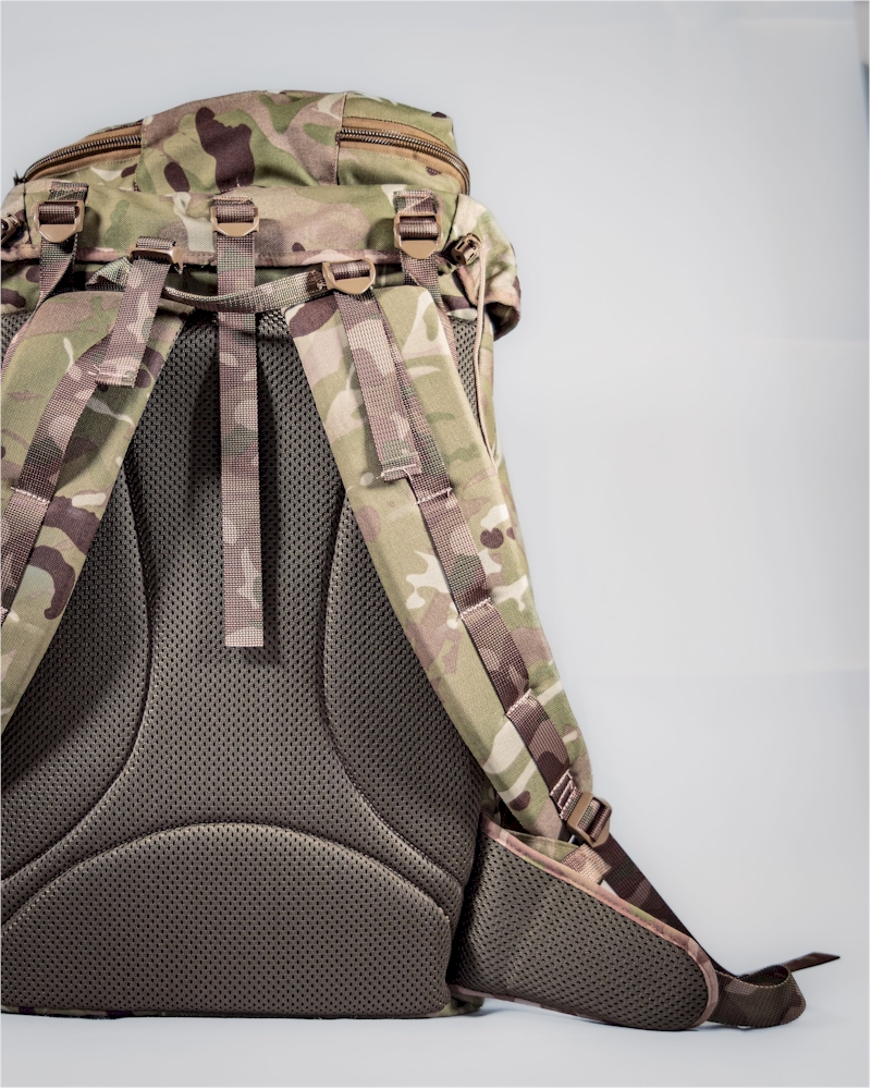 KBLB back view showing spacer mesh backing