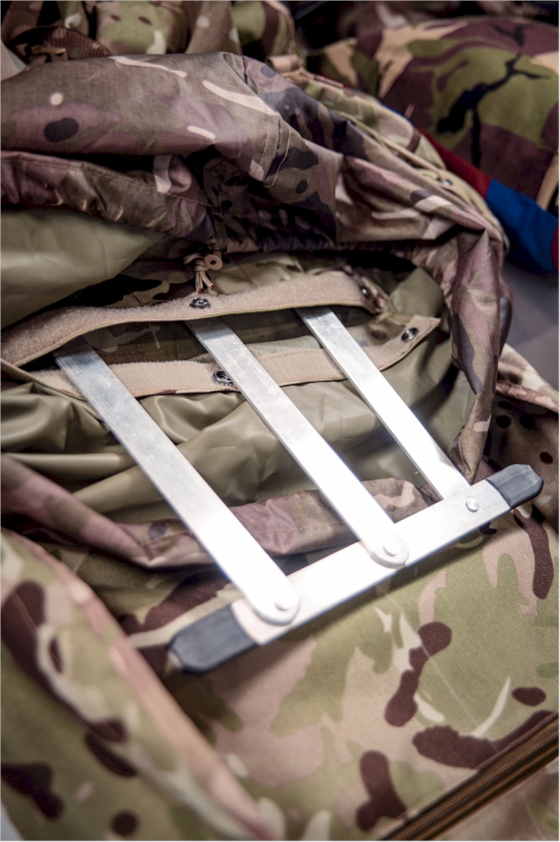 Internal aluminium frame